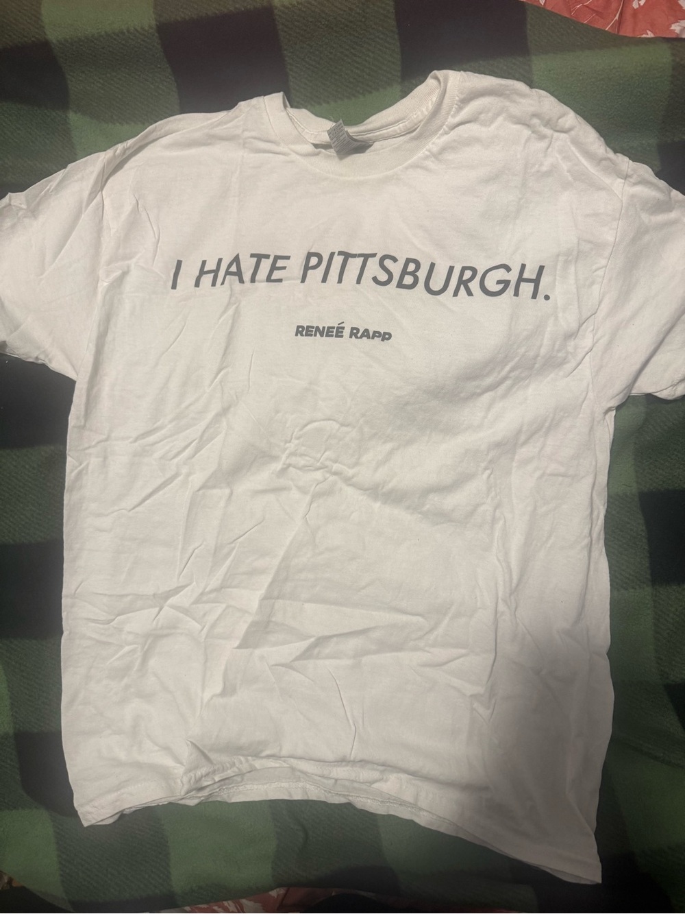 Renee Rapp "I HATE PITTSBURGH" Tshirt - Size Large